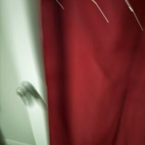 Long maroon beaded gown